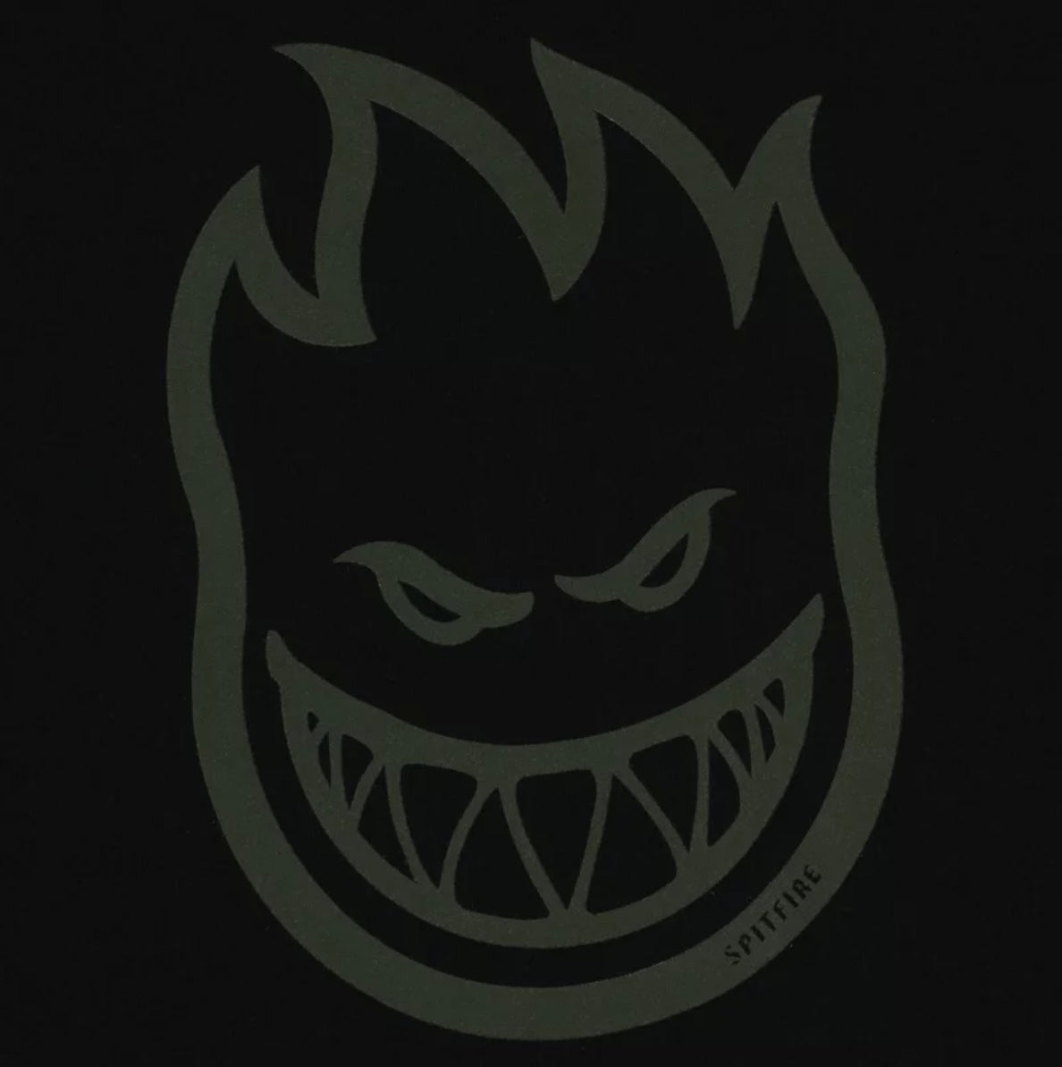 Spitfire Bighead Hoodie-Olive/Blk