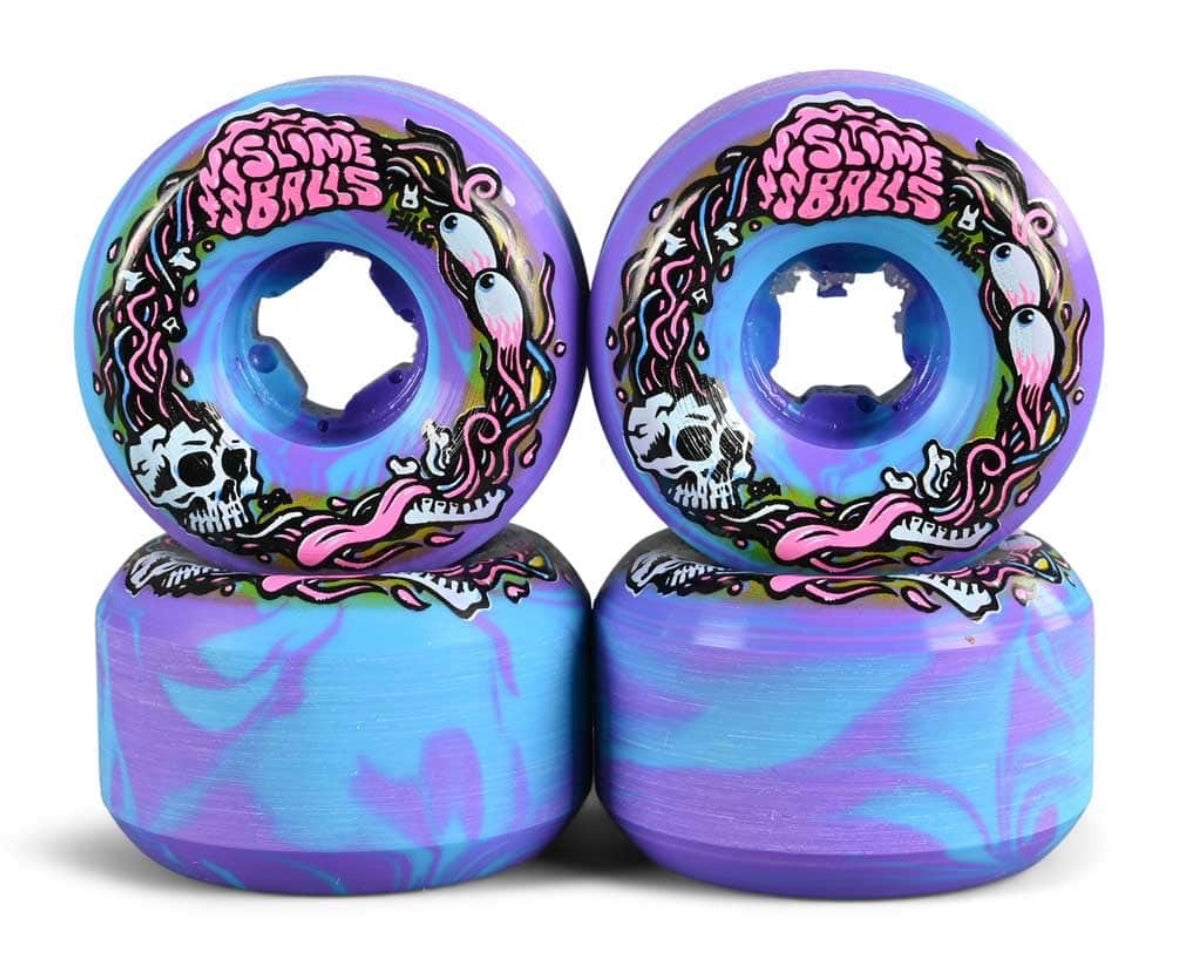 Slim Balls Brains Speed Balls Blue/Purple Swirl 54mm 99a