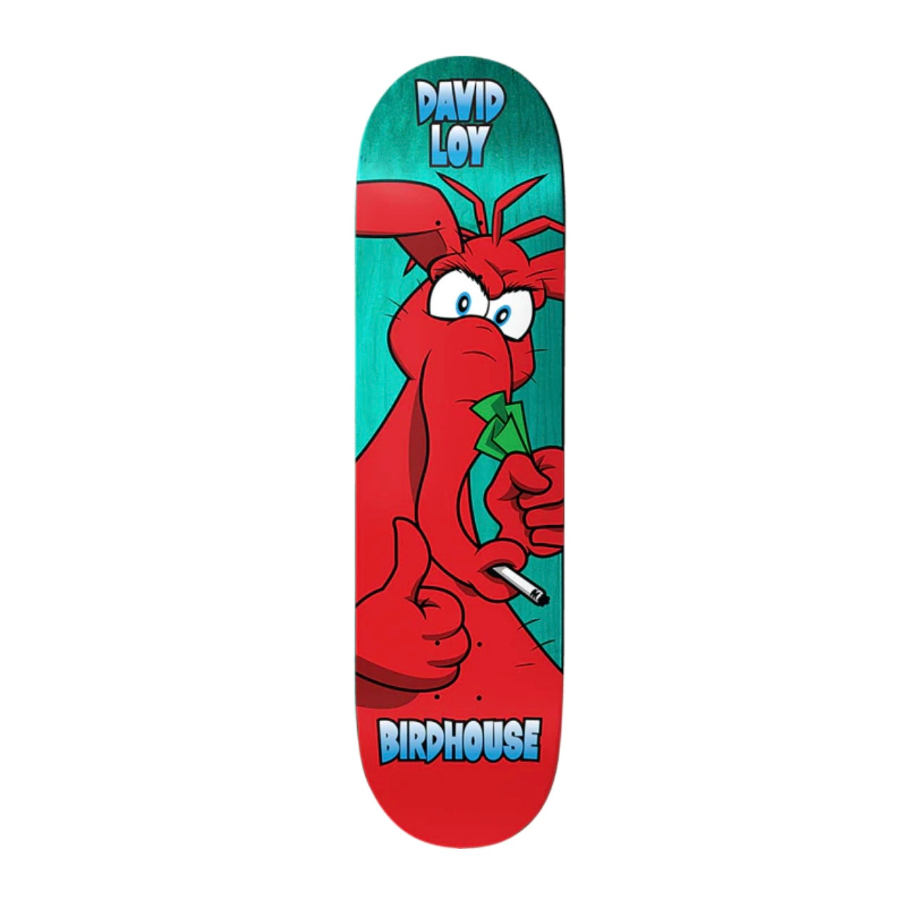 Birdhouse David Loy Big Red Skateboard Deck 8.38”