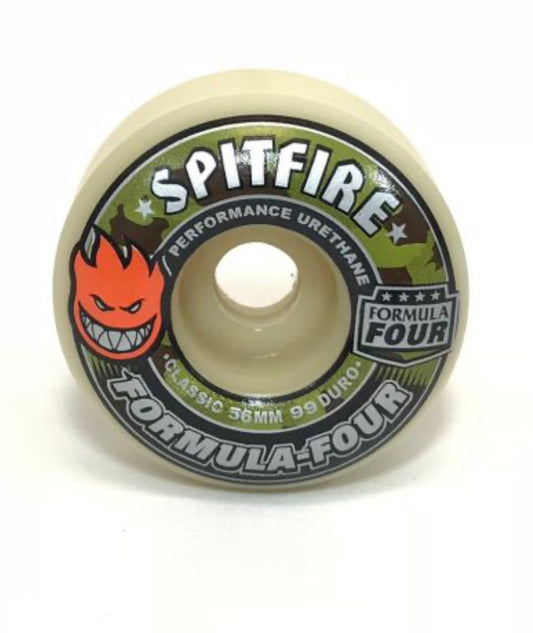 SPITFIRE WHEELS FORMULA FOUR COVERT CLASSIC 52mm 99A