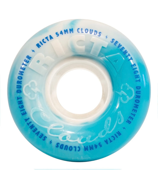 Ricta Wheels Clouds Blue Swirl- 54mm / 78a (set of 4)