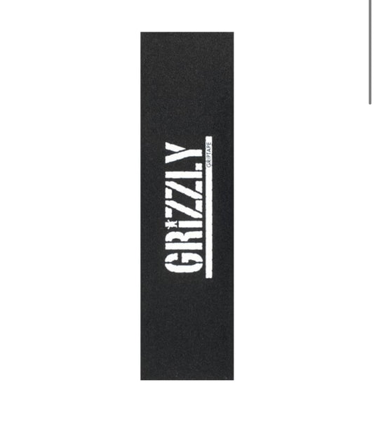 Grizzly Griptape Stamp White 9x33”