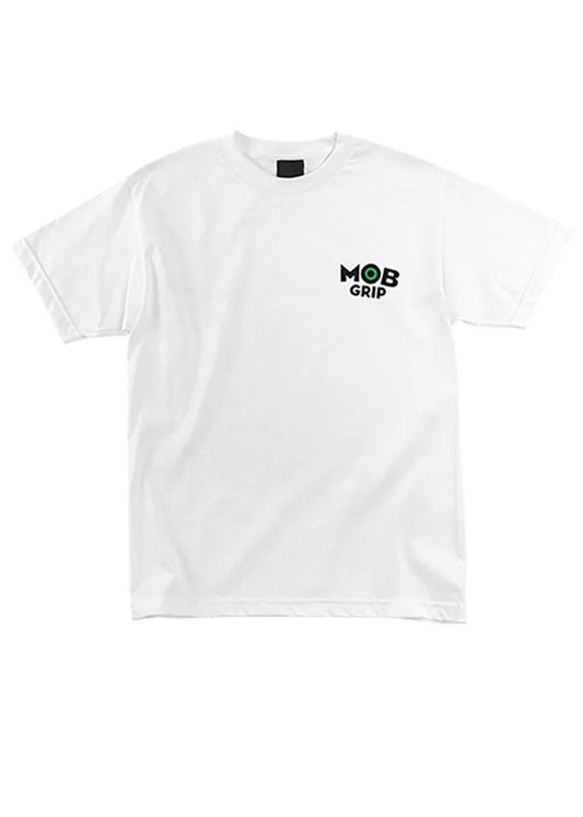 Mob Grip Mob Mens T-Shirt- White